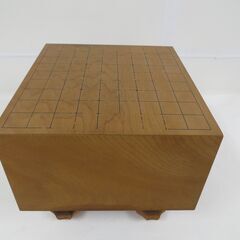 木製 脚付き将棋盤 厚み18cm ヘソ無し