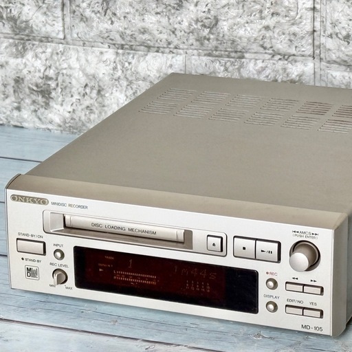 ONKYO「INTEC 205シリーズ」MDレコーダー MD-105 (maro) 共和の