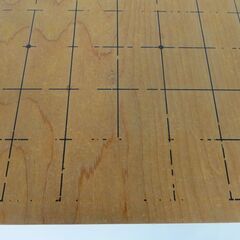 木製 脚付き将棋盤 厚み18cm ヘソ無しの画像