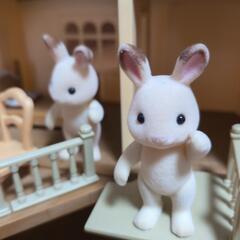 シルバニアファミリー  赤い屋根の大きなお家　中古　欠品ありの画像