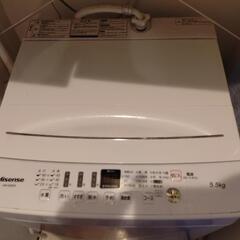 【7/22まで】洗濯機│Hisense│中古│５年ほど使用│取説付きの画像