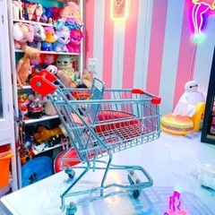 小さなショッピングカートの画像
