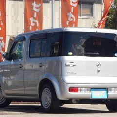 🌸ローン通りやすいです🌸審査する価値あり❗️修復歴無　故障診断実施済　平成18年キューブ　14Sプラスナビ　純正SDナビ　フルセグTV　バックカメラ　スマートキー　ETC　予備検査付の画像