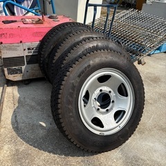 ダンロップ スタッドレス185/75/R15 ホイール4個セットの画像
