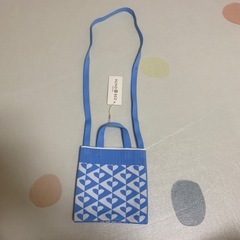 ニットショルダーバッグの画像