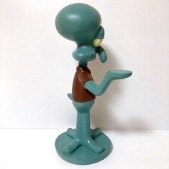 スポンジボブ イカルド 小物置き フィギュア キーラック アクセサリートレーの画像