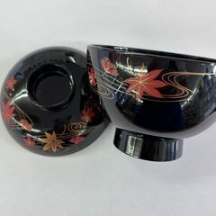【ジャングルジャングル守口店】宝木 会津塗 吸物椀 5個セットの画像