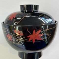 【ジャングルジャングル守口店】宝木 会津塗 吸物椀 5個セットの画像
