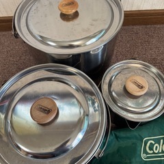 コールマン クッカーセット 調理鍋 アウトドアの画像
