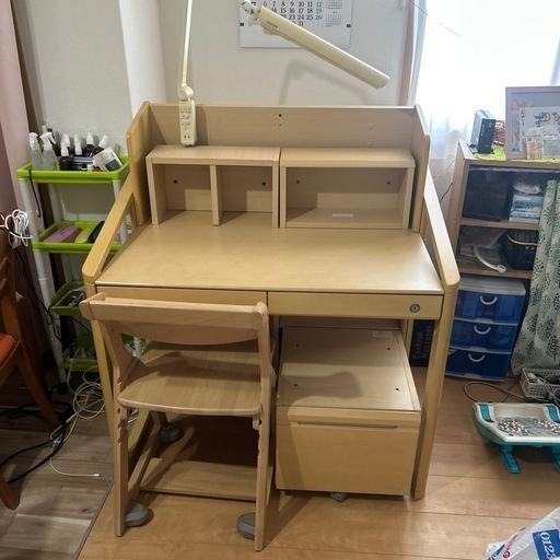 koizumi 学習机LDF-943SK (タッチー) 逆瀬川のテーブル《学習机》の