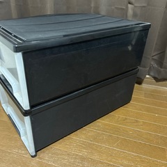 収納ケース 2つセット(取引済)の画像