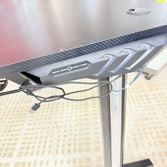 【店頭販売限定】U-POWER ゲーミングデスク ブラックの画像