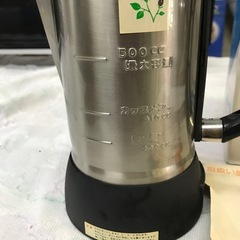 万代店　キッチンポット　電気湯沸かしポット　コンセントさすだけの画像