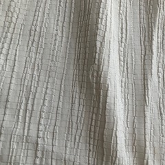 ホワイトストライプ長袖ブラウス　IENA
の画像