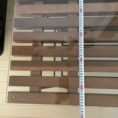 ガラス天板　アイアン脚
テーブルの画像