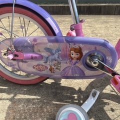 子供用プリンセス自転車の画像
