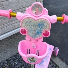 子ども用キックボード　プリキュア柄の画像