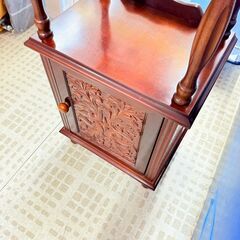 アケボノ工芸 電話台 レトロ アンティークの画像