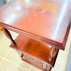 アケボノ工芸 電話台 レトロ アンティークの画像