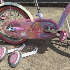 子供用プリンセス自転車の画像