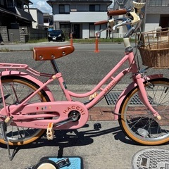 自転車　女の子　キッズ　ジュニアの画像