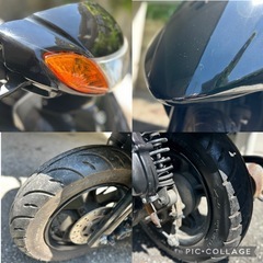 ✨商談中✨福岡市☆ヤマハ ジョグデラックス 50cc ブラックメタリック 整備済み🔧  ☆SA39J☆4stインジェクション☆2013年式フロントディスクブレーキ仕様✨の画像
