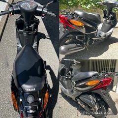 ✨商談中✨福岡市☆ヤマハ ジョグデラックス 50cc ブラックメタリック 整備済み🔧  ☆SA39J☆4stインジェクション☆2013年式フロントディスクブレーキ仕様✨の画像