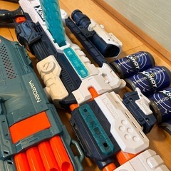 ナーフとX-SHOTの2点セットの画像