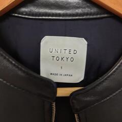 定価5万 UNITED TOKYO ラムレザー シングルライダース ユナイテッドトウキョウの画像