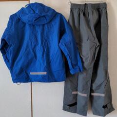 未使用　SOUTH FIELD 140　撥水ジャケット・パンツセットの画像