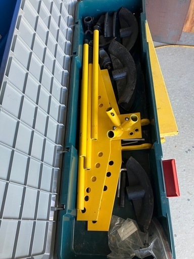 油圧パイプベンダー16t横置開閉型エアー両用16トン21.7〜60.5㎜