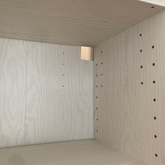 ニトリ　カラーボックス2セット扉付きの画像