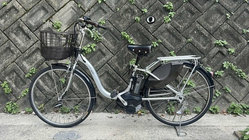 大阪府　ヤマハ　電動アシスト自転車 オリーブグリーン　バッテリー12.3ah 大阪府 ヤマハ 電動アシスト自転車 オリーブグリーン バッテリー