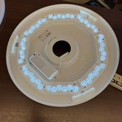 K2507-272 同志社 Luminous LEDシーリングライト E50-U08D 年式表記なし リモコン無し 動作確認済み キズ汚れ有りの画像