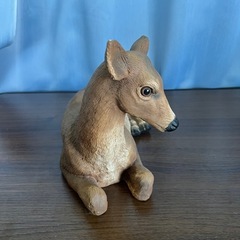 🉐①アンティーク　鹿の画像