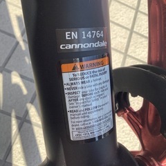 【中古自転車】  Cannon dale.  hooligan   自転車   20インチの画像