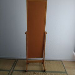 全身鏡 姿見 鏡 キャスター付 スタンドミラー ニトリの画像