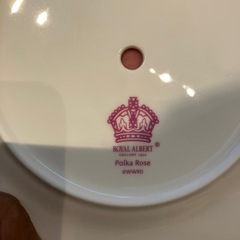 ロイヤルアルバート　食器　プレート　2段　グリーンの画像