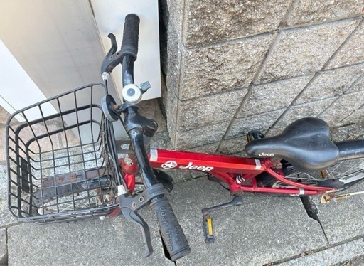〔引き取り限定　千葉〕子供用jeep自転車　オリーブ 千葉県船橋市内 引き取り限定 Jeep 18 インチ 子供用 自転車