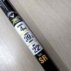 Callaway X2HOT 4番 22° 単品 FLEX SR ヘッドカバー付き 中古 ゴルフクラブ キャロウェイ 苫小牧西店の画像