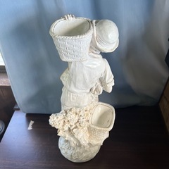 🉐①アンティーク　男性像の画像