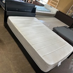 🎉【家具処分セール】セミダブルベッド 収納付きの画像