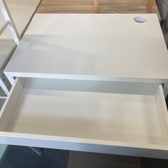 ✏️人気✏️IKEA デスク ホワイト コンパクト イケア ミッケシリーズ 学習机 No.2341 NH の画像