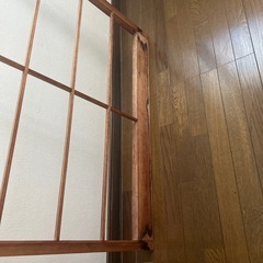 障子 枠 DIYに8月処分予定の画像