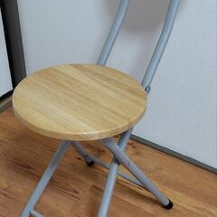 【あげます】折りたたみ丸イス※お渡し8/15まで