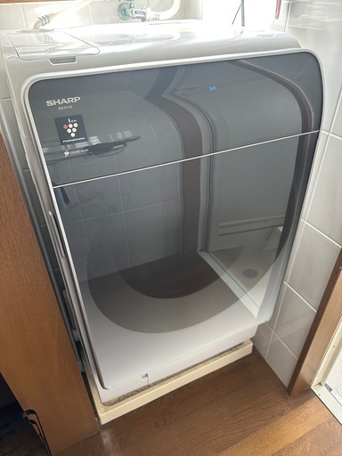 シャープドラム式洗濯機 ES-X11A-SR 右開き 2023年製 シャープ ES-X11A-