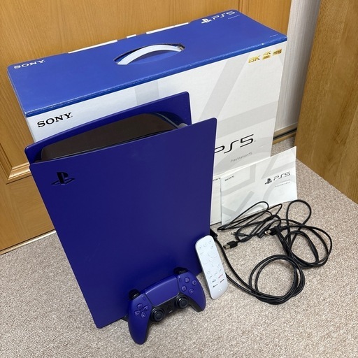 PS5 パープル（カスタマイズカバー）+メディアリモコン