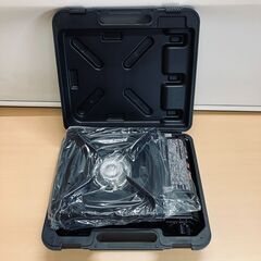 イワタニ カセットフー タフまる カセットこんろ CB-ODX-1（ブラック）風に強くアウトドアに最適！キャリングケース付きの画像