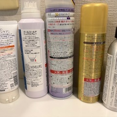 日焼け止め 洗顔料 ヘアスプレー 5点の画像