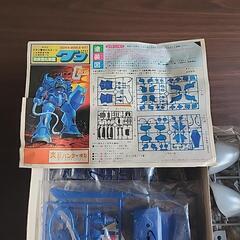 機動戦士ガンダム　当事のガンプラ　グフ、ゲルググ、Gアーマーの画像